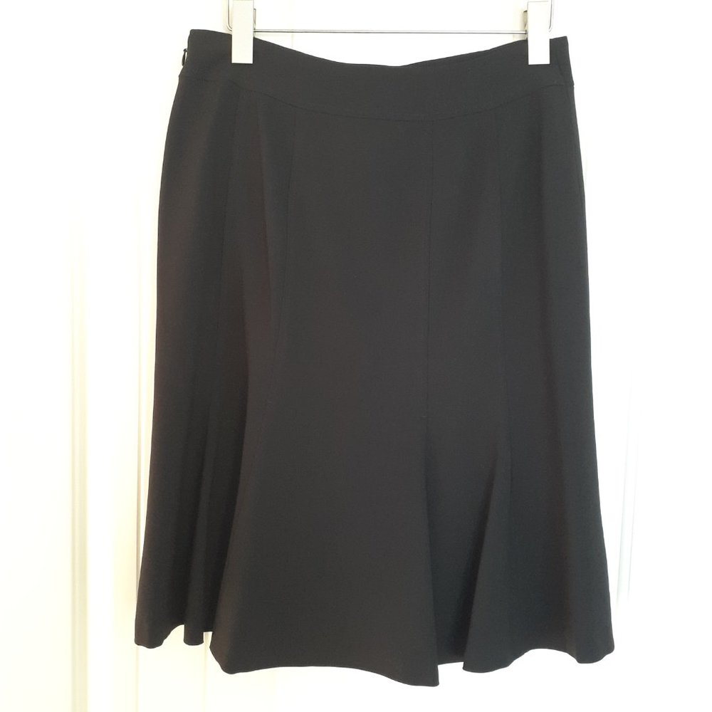 Ann Taylor Wool Skirt Black Size 6 - Picture 2 of 12